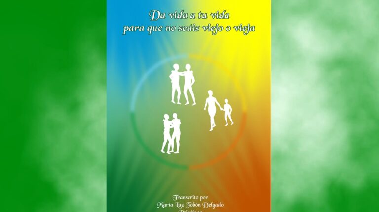 Da vida a tu vida para que no seáis viejo o vieja