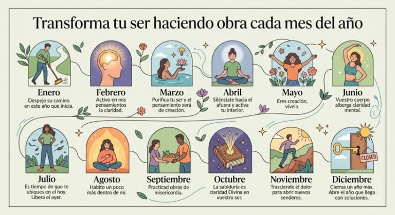 Transforma tu ser haciendo obra cada mes del año